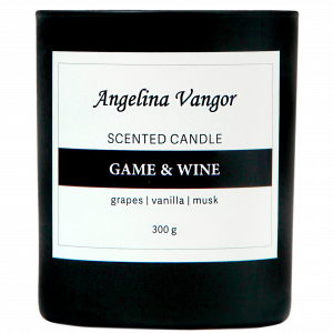 Свеча ароматная Game&Wine